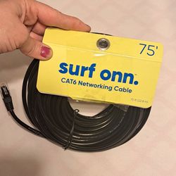 Cat6 Networking Cable Black NEW!