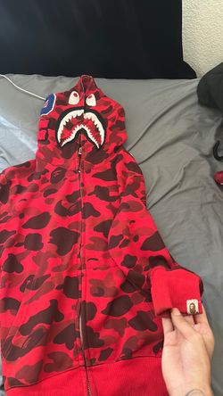RED 1of 1 BATHING APE HOODIE