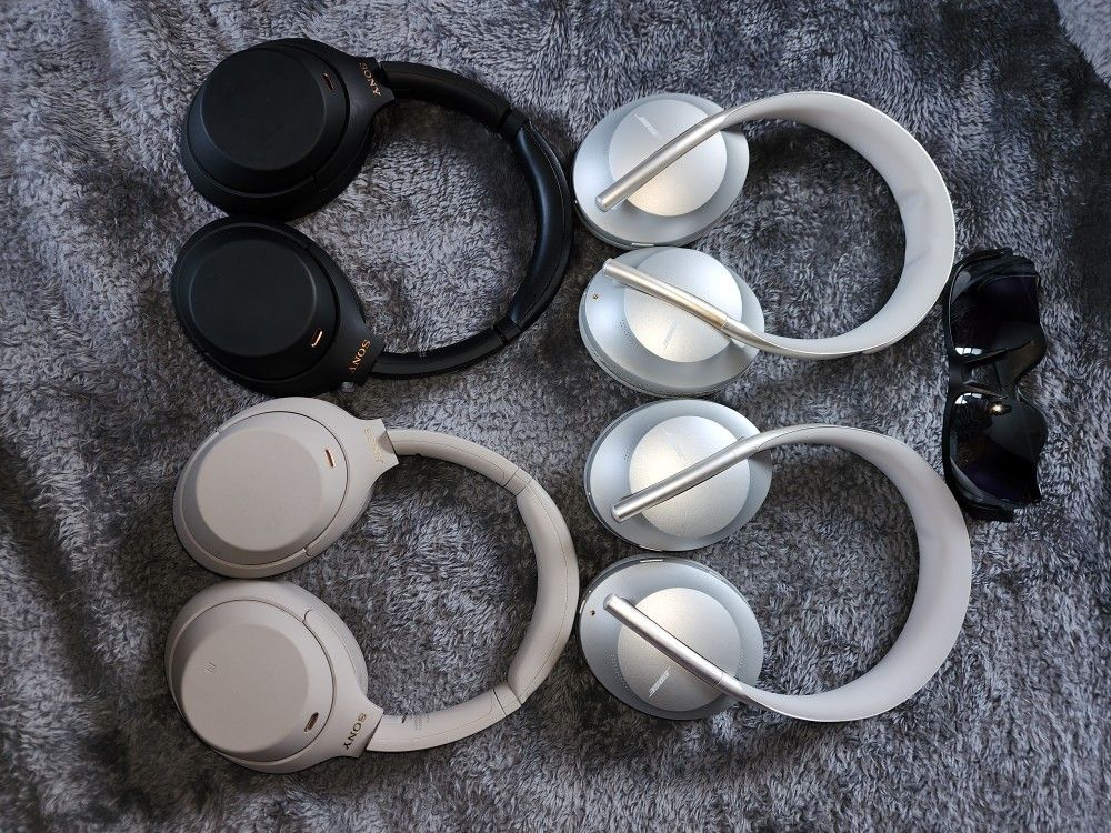 Bose NC700 AND SONY WH-1000 XM4 WIRELESS HEADPHONES