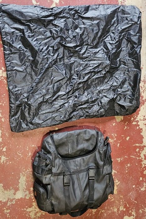 Faux Leather Motorcycle Saddlebag