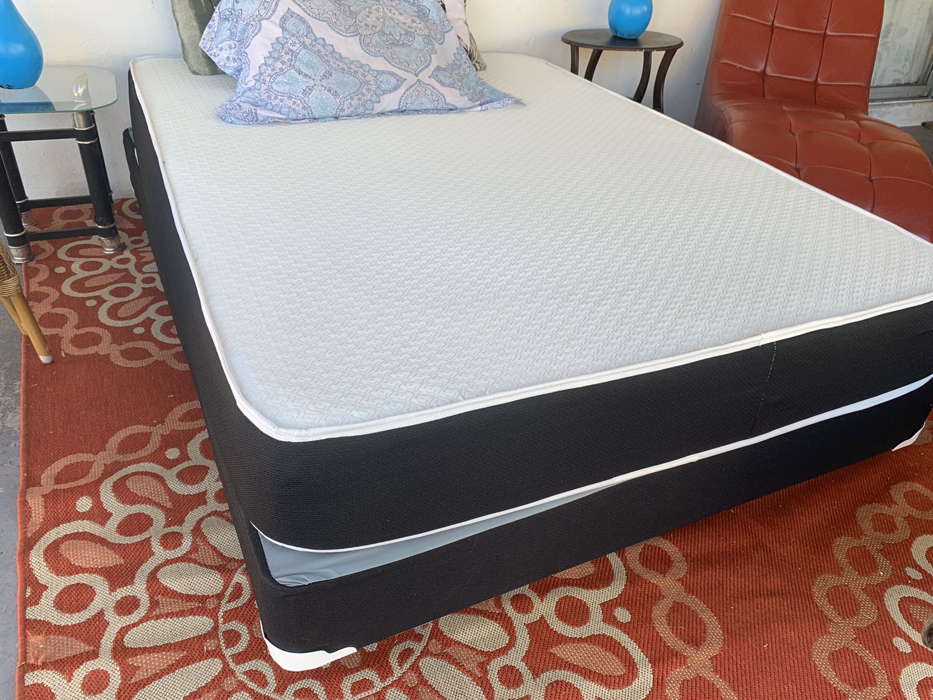 NEW FULL SIDE MATTRESS WITH BOX SPRIBG ALL NEW /BED FRAMES IS NOT INCLUDED