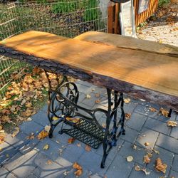 Live Edge Oak Table 