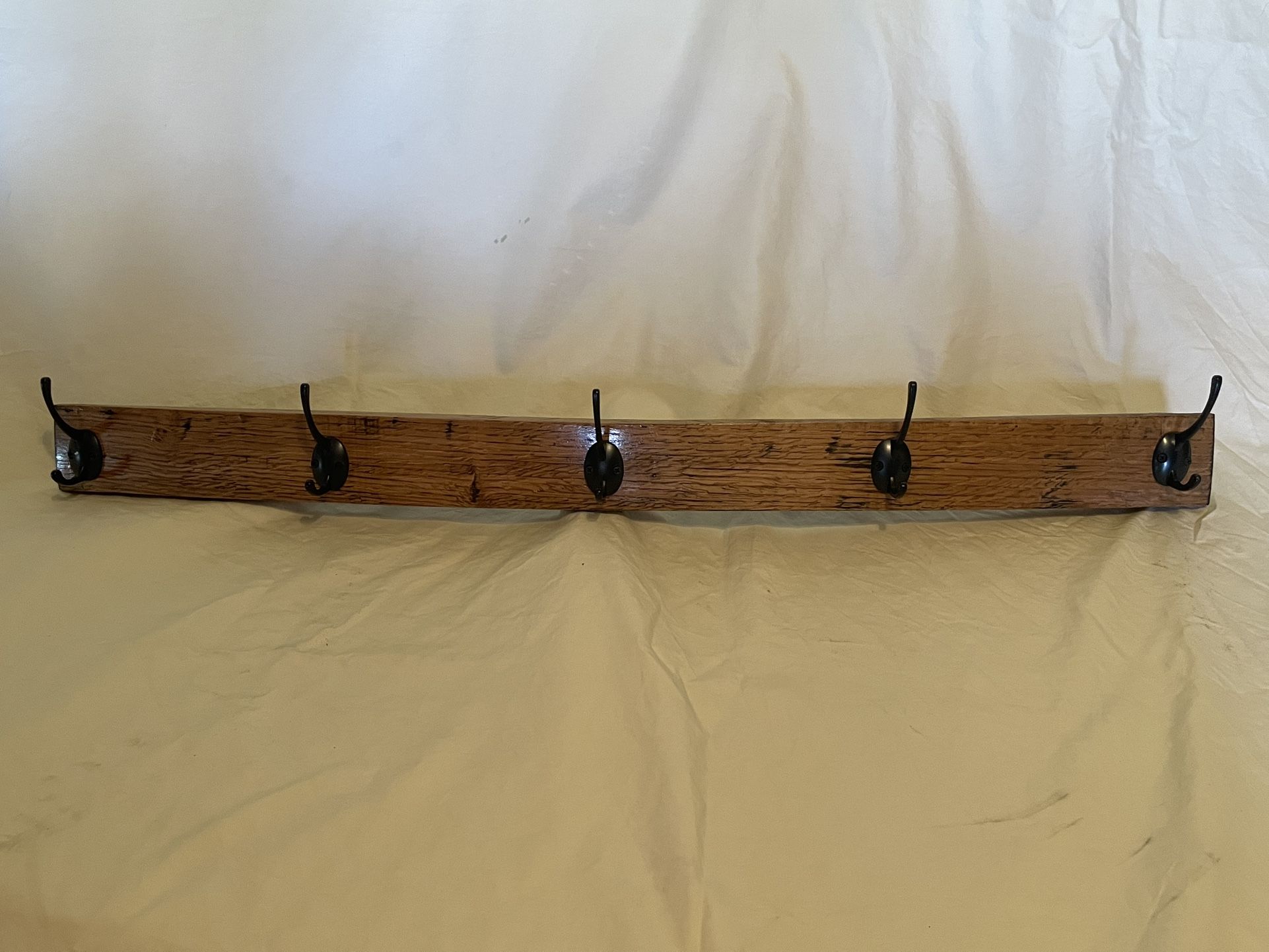 Bourbon Barrel Stave Coat Rack