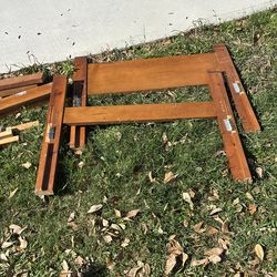 Twin bed with bunk board