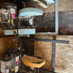 2 Máquinas De Tile  Con Carril Y Tinas 1.100