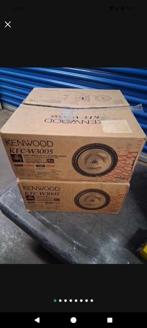 Kenwood KFC W3005 Old School Subs