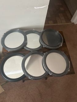 Decorative round mirrors