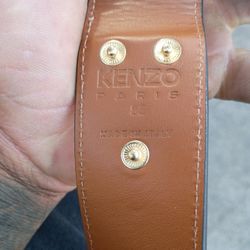 Kenzo Genuine Leather Authentic Belt Retail Value$440