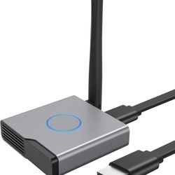 Wireless HDMI Display Dongle Adapter 4K, Wireless Receiver, Streaming Media Video/Audio/File HDMI Wireless Extender from Laptop, PC, Smartphone to HDT