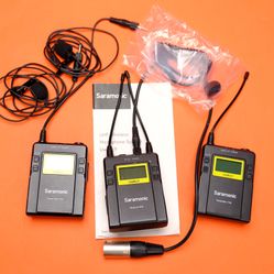 Saramonic UwMic9 2-Person Camera-Mount Wireless Omni Lavalier Microphone System