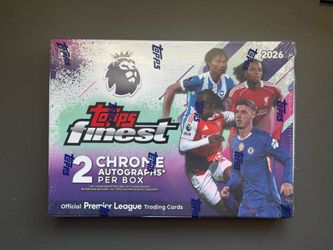 2026 Topps Finest EPL Hobby Box