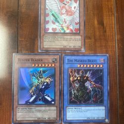 Yugioh Retro Pack 2 Lot! Injection Fairy Lily, Buster Blader & The Masked Beast!