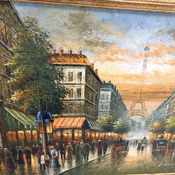 Paris Oleo paint big paint