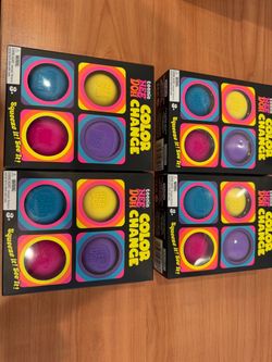 Needoh  Teenie NeeDoh Color Change Squeeze Toy 4-Pack
