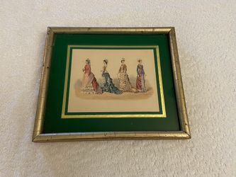 Turn of the Century Ladies in Fancy Dresses Framed Art