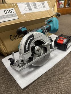 5 Inch Brushless Cordless Circular Saw with 4.0Ah Battery Set,Mini Circular Saw,Compact Hand Saw for Wood/Metal/Plastic Cuts