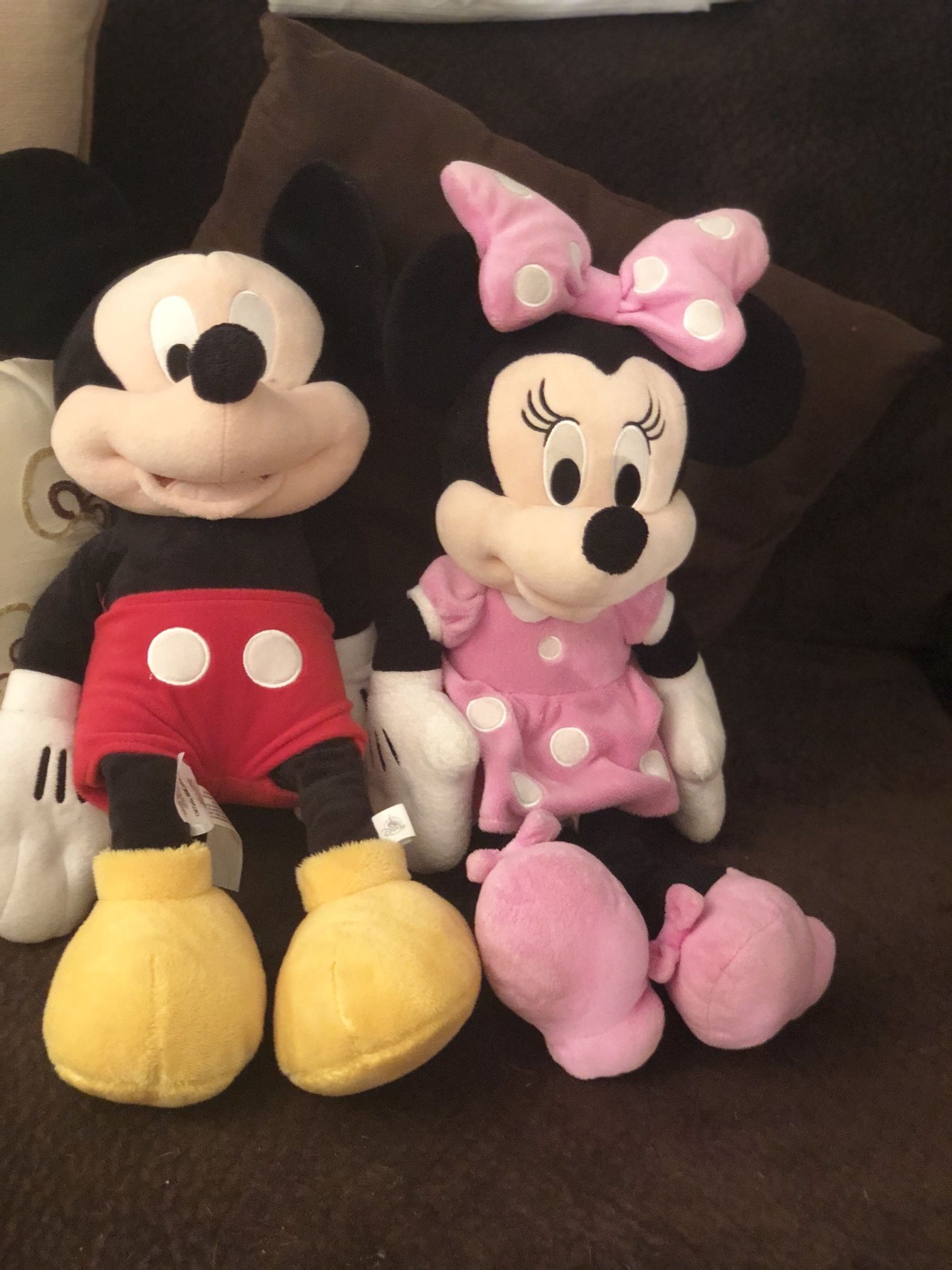 Mickey And Minnie Mouse Plushies 