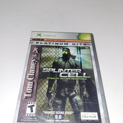Tom Clancy Splinter Cell Xbox Game