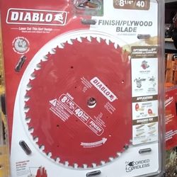 DIABLO FINISH/PLYWOOD BLADE 8 1/4" PULG./PO 40TEETH DENTS