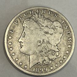 1899-O Morgan 90% Silver Dollar 
