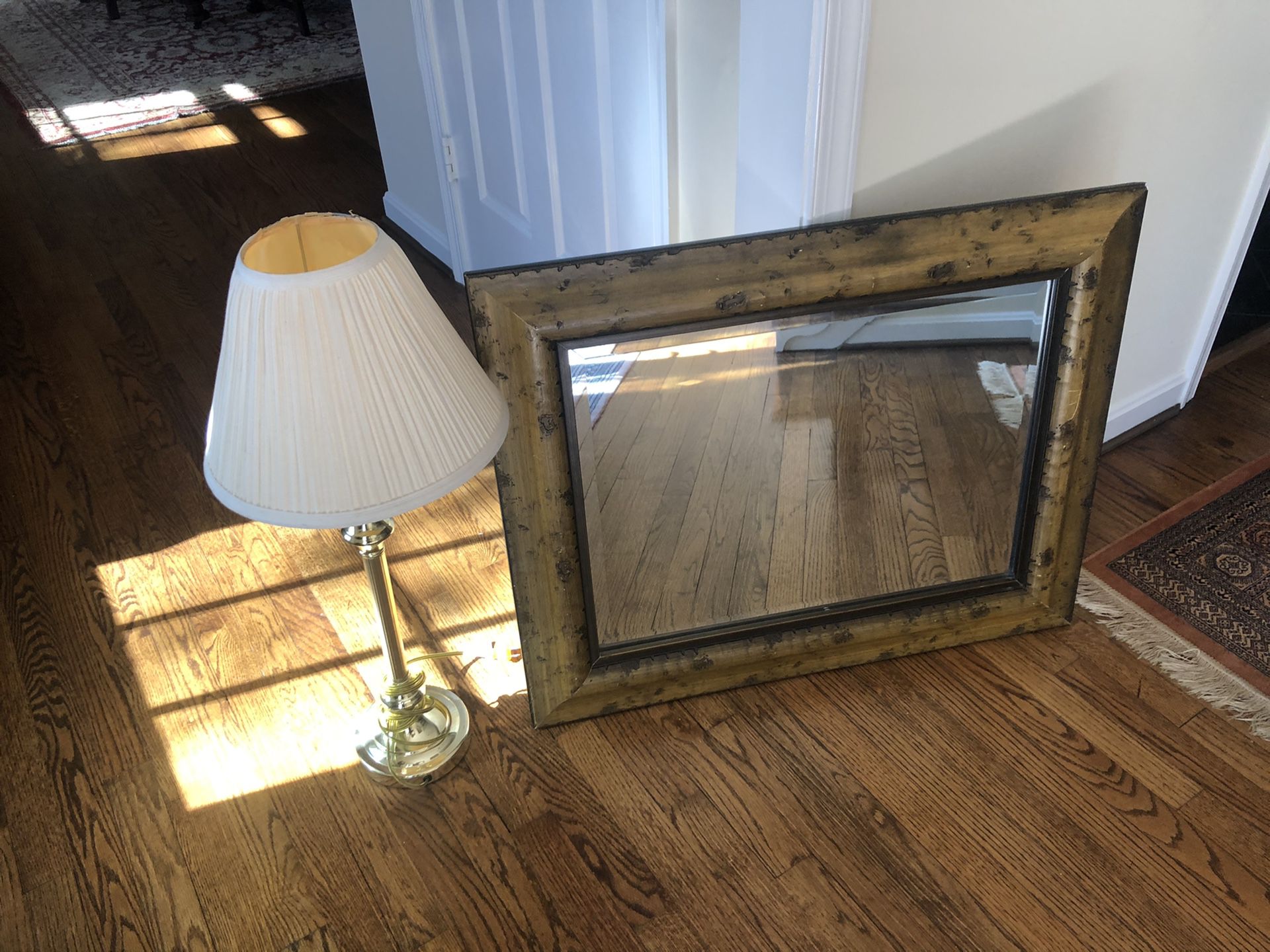 Distressed Wood Mirror!