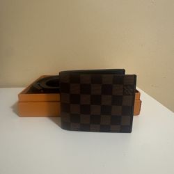 LV wallet brown