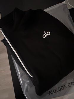 Black Alo Quarter Zip Jacket