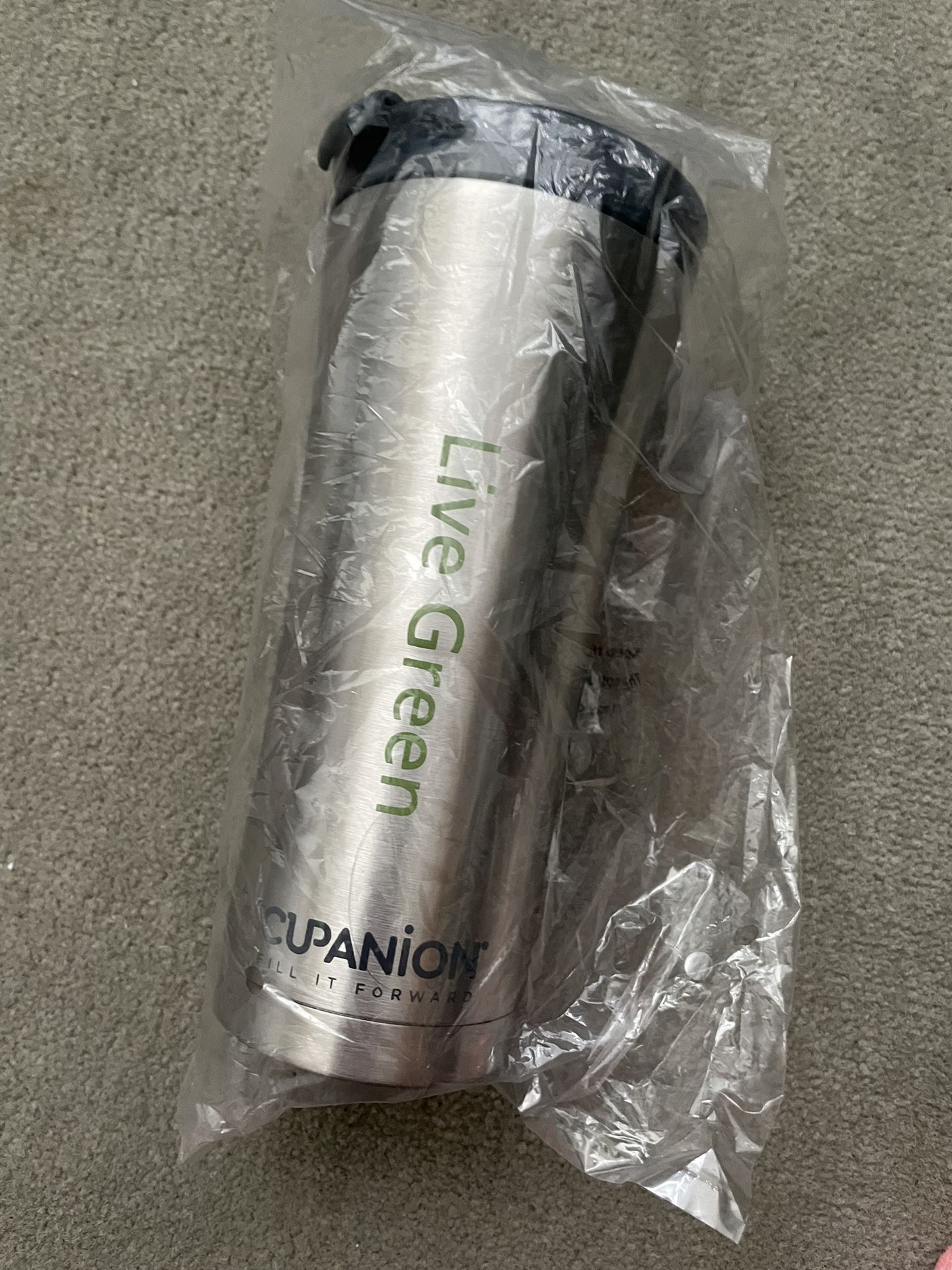 Cupanion Stainless Steel Travel Mug – 16 oz, Brand New