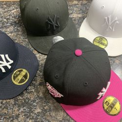 NY Hats Size 7