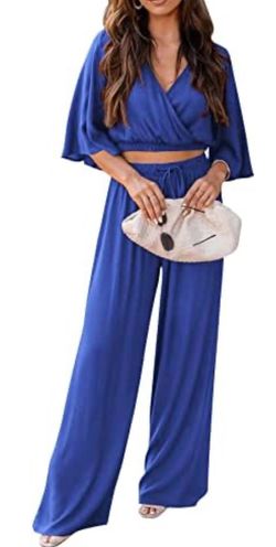 Pretty Garden Women’s Royal Blue Outfit Size Large