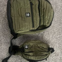 Adidas Set BookBag And Fanny Pack