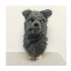 HALLOWEEN WEREWOLF  WOLF HAIRY COSTUME PARTY MASK PROP   ;^@