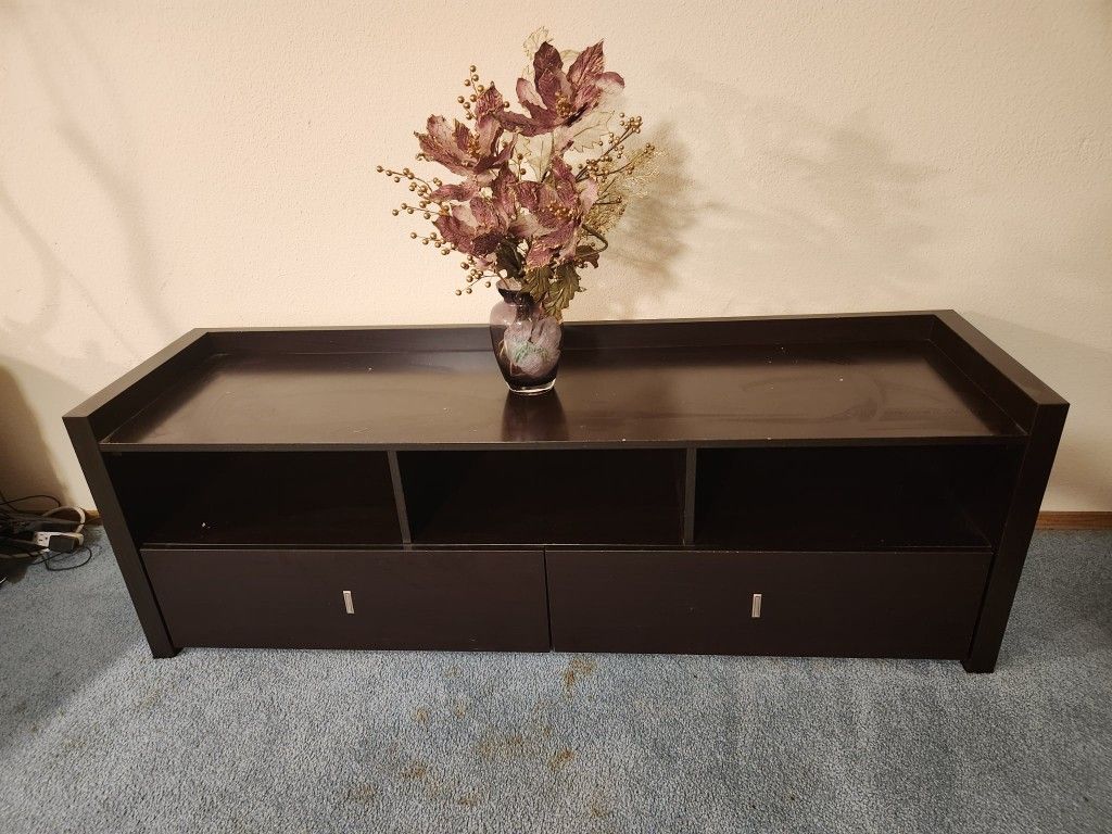 Modern Low Cabinet, TV Stand, Entertainment Console with Drawers
