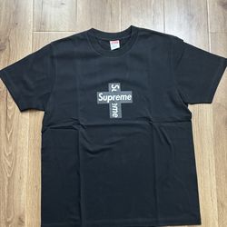 Black supreme cross t-shirt