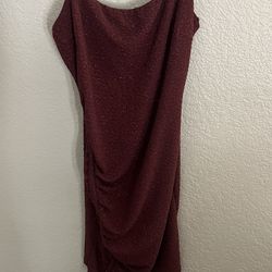 Maroon Homecoming/Party Dress