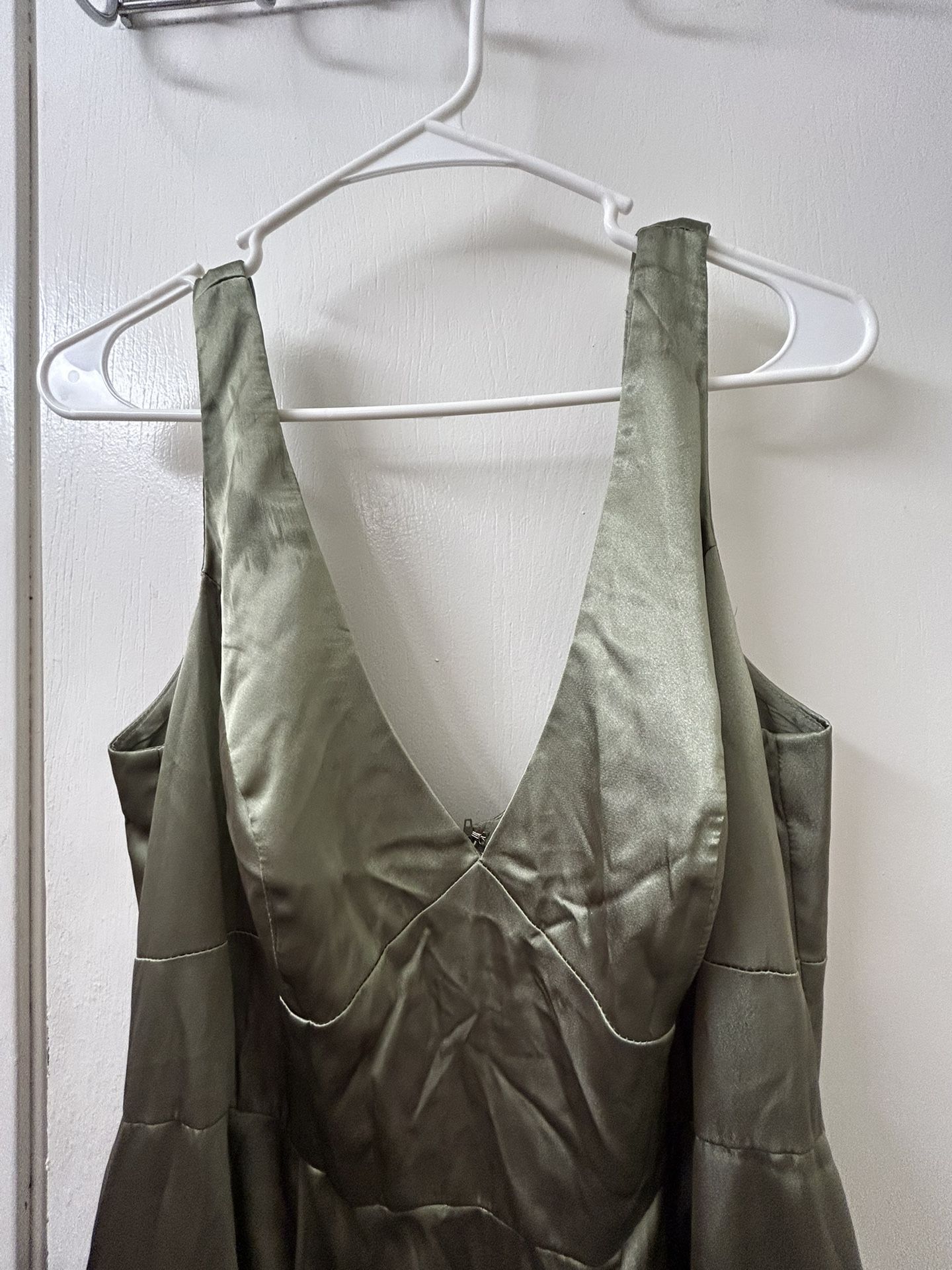 Olive Green Bridesmaid Dress