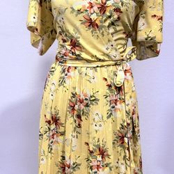 Yellow Flowery Dress