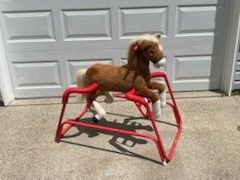 Plush Spring Rocking Horse
