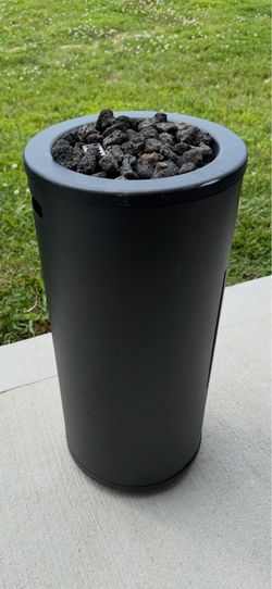 Propane Column Fire-pit with Cover