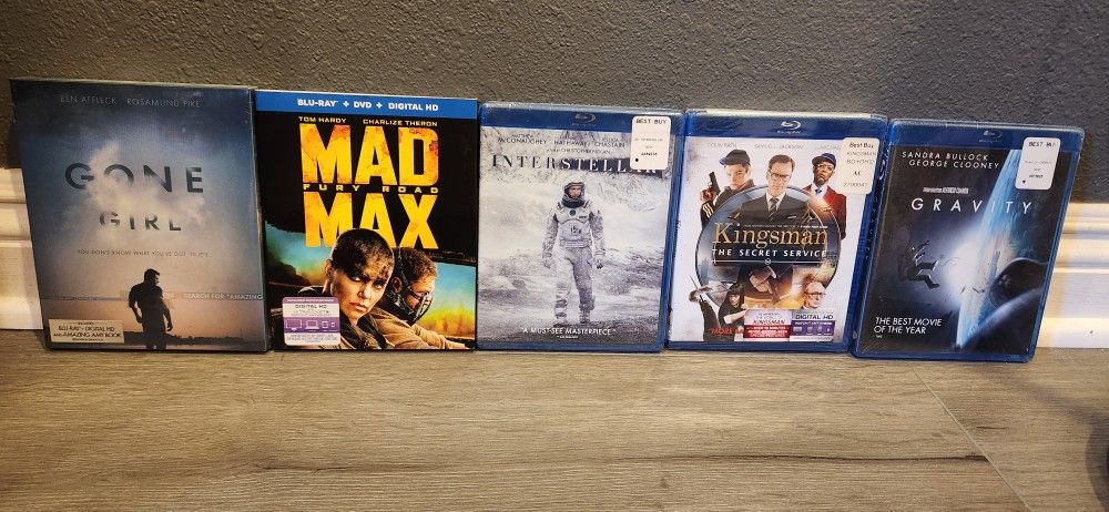 Sealed Blu-ray Movies