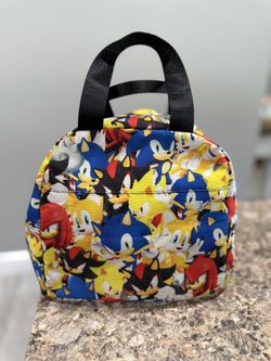 Sonic And Mario Lunch Bag And Pouch 