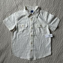 Old Navy Short Sleeve Button-Up Shirt – Kids 4T