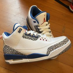 Jordan 3 True Blue Size 9 