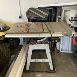 Craftsman 10” Tablesaw 