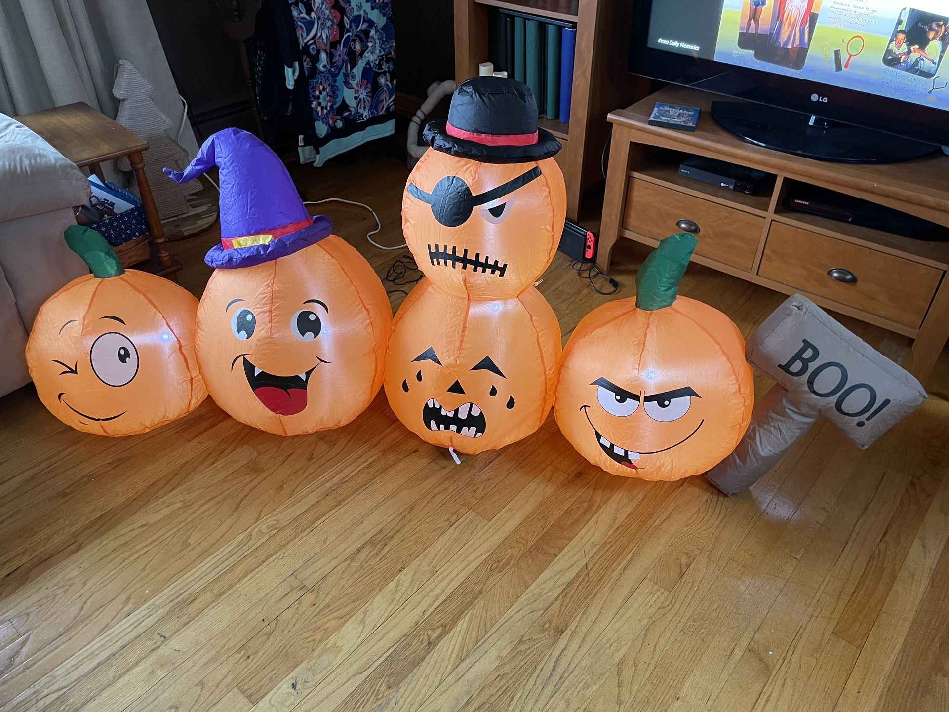 New Sungift 7ft Halloween Inflatables Pumpkin