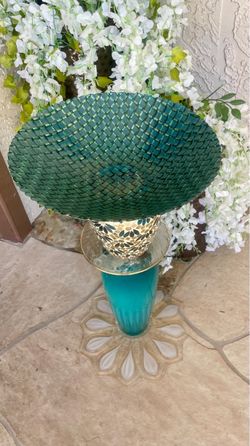 Glass Birdbath/feeder