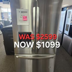 26 Cu. Ft. Smart Counter Depth Max French Door Refrigerator With Dual Ice Maker 