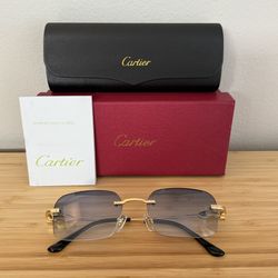 Sunglasses Cartier New With Box