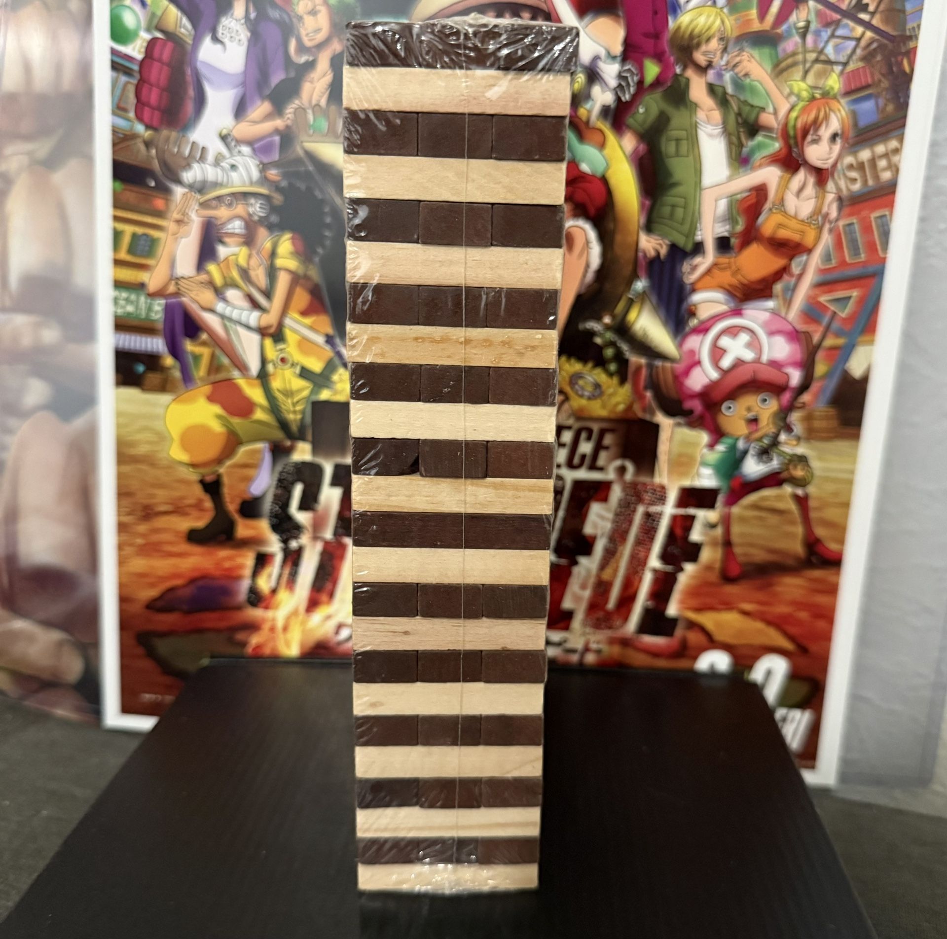 72 Pc Tumbling Tower Game Wooden Mini Jenga Age 6+ / 2-4 Players - New
