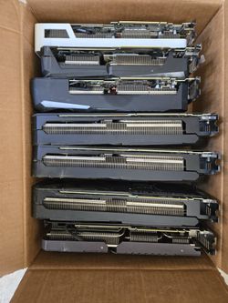 Lot of 5 ASUS Strix and Tuf RTX 3070 and RTX 3060ti